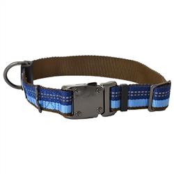 Coastal K9 Explorer 5/8 Inch Adjustable Collar Sapphire Blue (10-14 Inch)