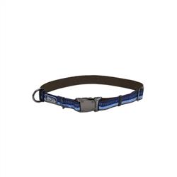 Coastal K9 Explorer 5/8 Inch Adj Collar Sapphire Blue (8-12 Inch)