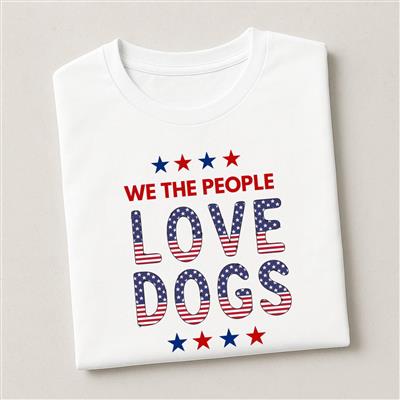 Patriotic Shirts | Independence Day | Printed Tshirt | Human |  Dog | Graphic | Patriotic Dog Mom | 4th of July | Memorial Day