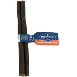 Barkworthies Dog Collagen Grain Free Beef Peanut Butter Stick 6 Inch (Case of 50)