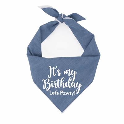 Party Dog Bandana | Birthday Bandana |  Birthday Dog Bandana | Happy Birthday Bandana | Birthday Girl