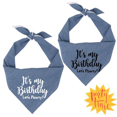 Party Dog Bandana | Birthday Bandana |  Birthday Dog Bandana | Happy Birthday Bandana | Birthday Girl