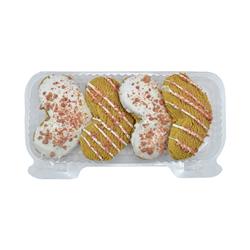 Cobbler Collection, 3" Jumbo Heart Shaped Gourmet Cookie, Maple Bacon, 4 pack