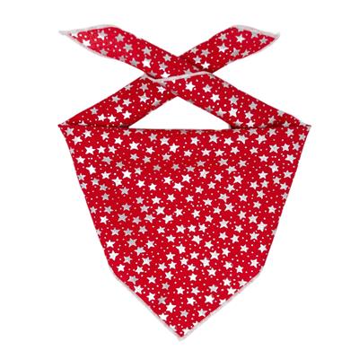 Patriotic Bandana | 4th of July | Memorial Day Bandana | USA | Silver Stars