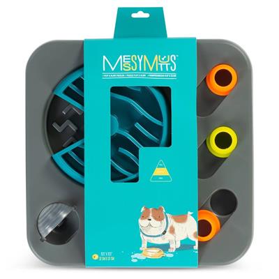 Messy Mutts Dog Interactive Puzzle Feeder Square Small