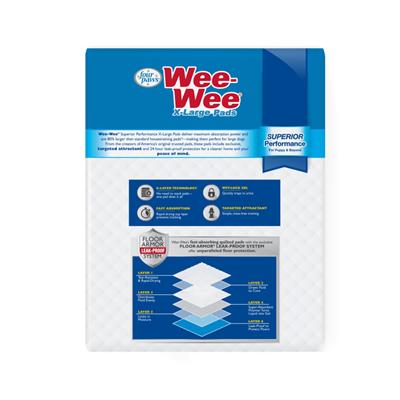 Four Paws Four Paws Wee-Wee Superior Performance X-Large Dog Pee Pads XL 1ea/14 ct - COPY
