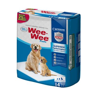 Four Paws Four Paws Wee-Wee Superior Performance Dog Pee Pads 1ea/14 ct, 22 in X 23 in