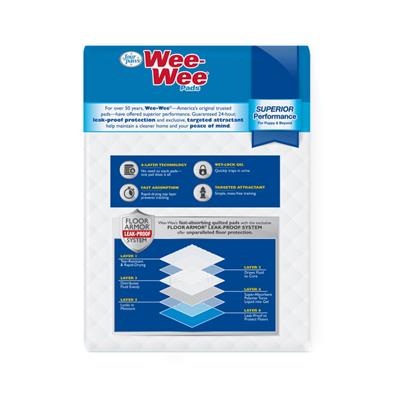 Four Paws Four Paws Wee-Wee Superior Performance Dog Pee Pads 1ea/14 ct, 22 in X 23 in