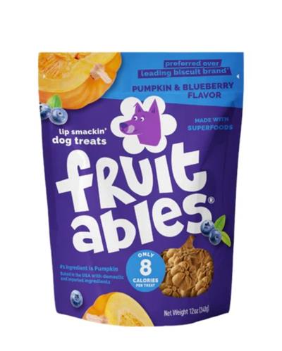 Fruitables Crunchy Baked Dog Treats Pumpkin/Blueberry 1ea/7 oz