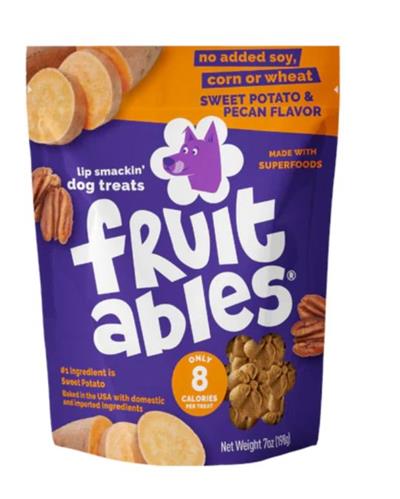 Fruitables Crunchy Baked Dog Treats Sweet Potato Pecan 1ea/7 oz
