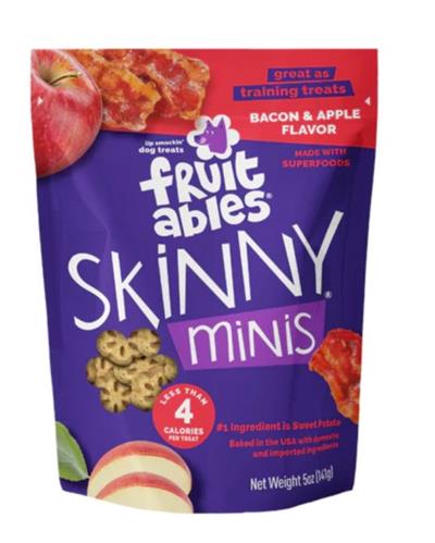 Fruitables Skinny Minis Soft Dog Treats Apple Bacon 1ea/5 oz.