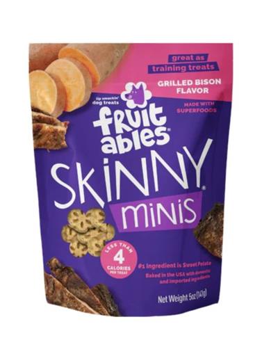 Fruitables Skinny Minis Soft Dog Treats Grilled Bison 1ea/5 oz