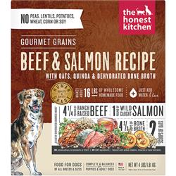 Honest Kitchen Dog Gourmet Grain Beef And Salmon 4Lbs. Box