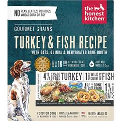 Honest Kitchen Dog Gourmet Grains Turkey And Whitefish 4Lbs. Box