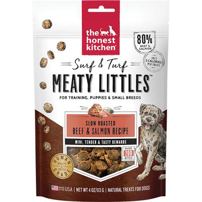 Honest Kitchen Dog Surf And Turf Meaty Lils Beef And Salmon 4oz.