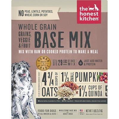 Honest Kitchen Dog Whole Grain Veggie And Fruit Dehydrated Base Mix 7Lbs. Box