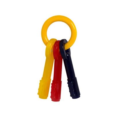 Nylabone Just for Puppies Teething Chew Toy Keys Bacon, XS/Petite  Up To 15 Lbs. 1 ct (Pack of 2)