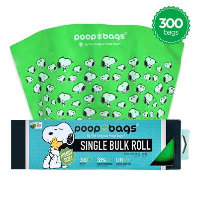 Peanuts® Jumbo Dog Waste Bags, 300 count