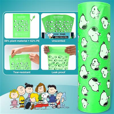 Peanuts® Jumbo Dog Waste Bags, 300 count