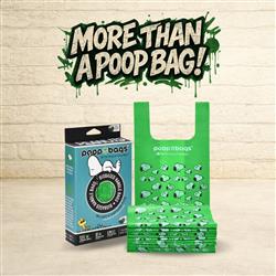 Snoopy® 38% Plant-Based Handle Tie Poop Bags - 120 Count