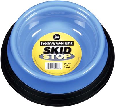 JW Pet Skid Stop Heavyweight Dog Bowl Assorted 1ea/LG