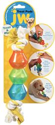 JW Pet Treat Pod Rope Dog Toy 1ea/SM