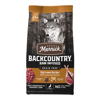 Merrick Dog Backcountry Grain Free Big Game 20Lb