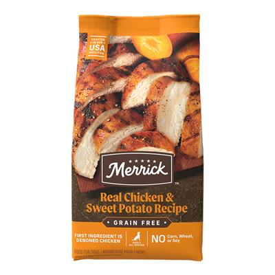 Merrick Dog Grain Free Chicken And Sweet Potato 4Lb