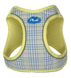 Spring Plaid Plush Step In Harness