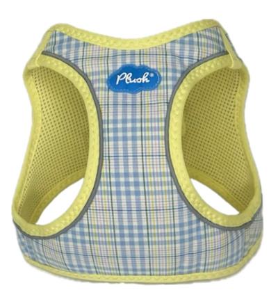 Spring Plaid Plush Step In Harness