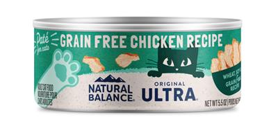 Natural Balance Pet Foods Original Ultra Grain Free Canned Cat Food Chicken 5.5oz
