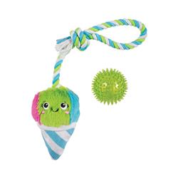 Conefidence Is Yummy Plush Dog Toy