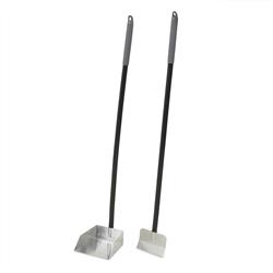 Petmate Clean Response Aluminum Spade & Pan Black/Silver 1ea/SM
