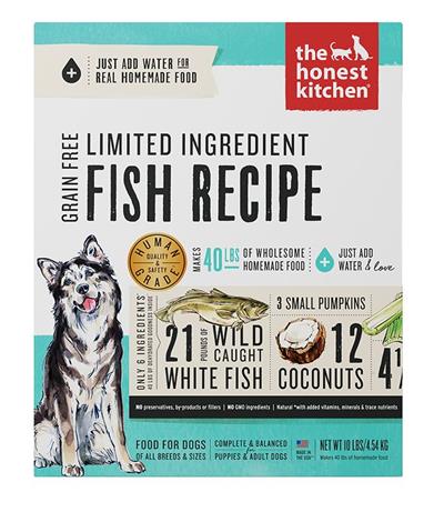 The Honest Kitchen Brave Limited Ingredient Fish Dehydrated Dog Food 10 Lbs