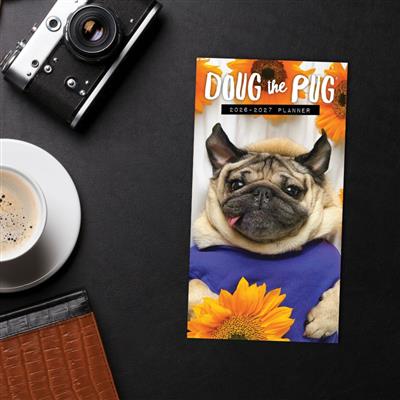 Doug the Pug 2026-27 Two-Year Monthly Pocket Planner