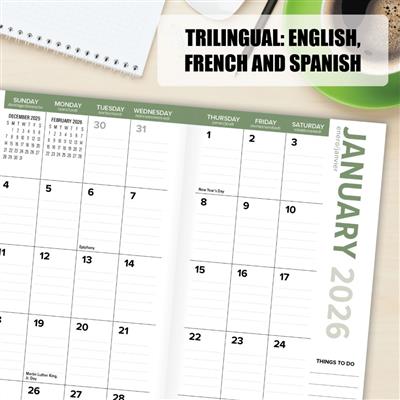 Doug the Pug 2026-27 Two-Year Monthly Pocket Planner