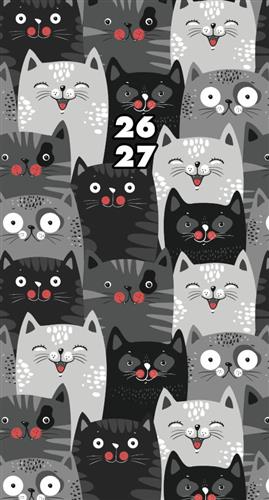 Purrfect 2026-27 Two-Year Monthly Pocket Planner