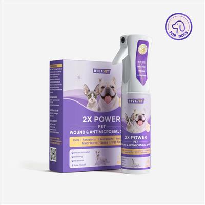 HICC Pet® 2X Power Pet Wound & Antimicrobial Spray For Dogs & Cats, 10.1 Fl Oz