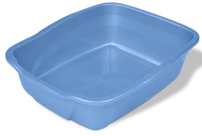 Van Ness Plastics Cat Litter Pan Blue  Large