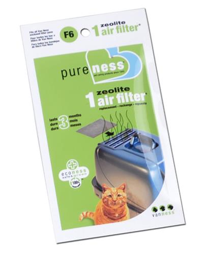 Van Ness Plastics Zeolite Air Filter Replacement Cartridge Grey 1ea