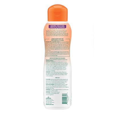 TropiClean Natural* Flea + Tick Gentle Cat Shampoo, 12oz