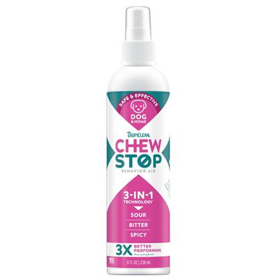 TropiClean Chew Stop Behavior Aid Dog & Home Spray, 8oz