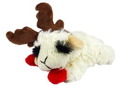 Multipet Holiday Lamb Chop w/Antlers