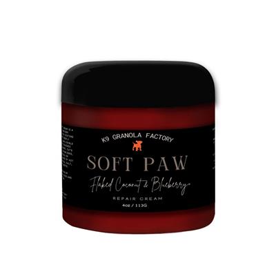 K9 Granola Factory Soft Paw Repair Cream - 4oz, Flaked Coconut & Blueberry