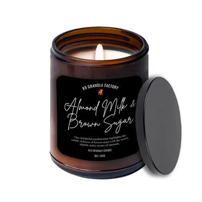 K9 Granola Factory Pet Friendly SOY Candle - 9oz, Almond Milk & Brown Sugar