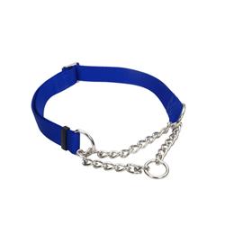 Check-Choke Adjustable Check Training Dog Collar Blue 1ea/5/8 In X 10-14 in