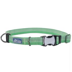 K9 Explorer Brights Reflective Adjustable Dog Collar Meadow Medium 1"x 12"-18"