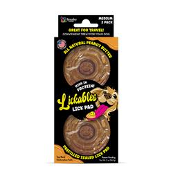 Spunky Pup Lickables - Round Peanut Butter Filled