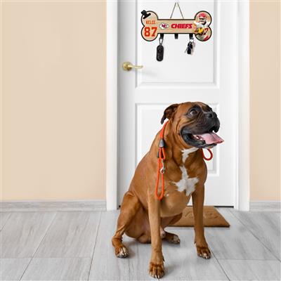 TRAVIS KELCE (KCC) BONE SHAPE SIGN WITH HOOKS