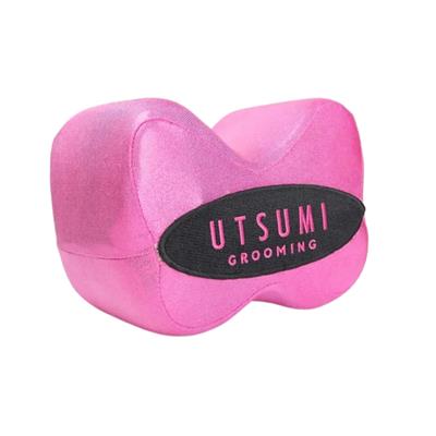 Pink Poodle Pillow Medium by Utsumi